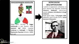 Capitolo 7  Il regime Fascista in Italia Ste