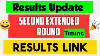 KCET SECOND EXTENDED ROUND RESULTS 2023/ KCET 2ND EXTENDED ROUND 2023