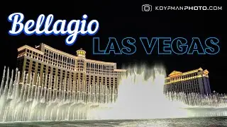 Bellagio Hotel & Casino Fountain Water Show at Night and during the Day - Las Vegas Strip Best Show