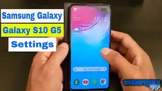 Samsung Galaxy S10 Settings
