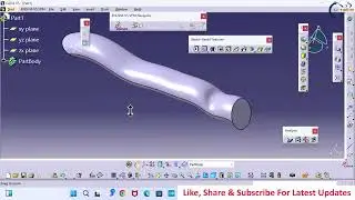 30. Rib Feature in CATIA V5R21