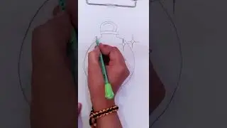 #shorts  How to draw Christmas ornament   Christmas ornament   DWS