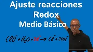 Ion electrón en medio básico. Ajuste de reacciones Redox