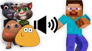 Minecraft but it's Voice of Other Talking Tom, Juan, Peu, Pou