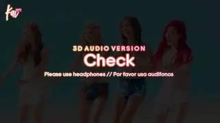 SNSD - Check (3D Audio Version)