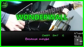 ✅ Oasis - Wonderwall ✅ Electric Guitar & Acoustic Guitar Cover | Guitar Tutorial.