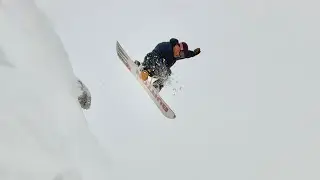 1992 Burton Asym Air Snowboard // Session at Eaglecrest in Juneau, Alaska