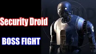 SECURITY DROID - Boss Fight - Jedi Fallen Order !!