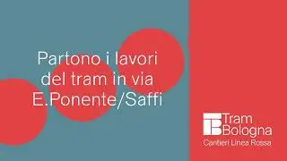 Partono i lavori del tram in via Emilia Ponente / Saffi