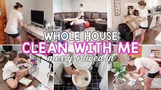NEW ULTIMATE MESSY WHOLE HOUSE CLEAN WITH ME | CLEANING MOTIVATION