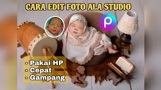 Cara Edit Foto Bayi Newborn Ala Studio Tema Muslim