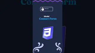 modal contact us page using html css with free source code #maddycoder #foryou #shorts #coding