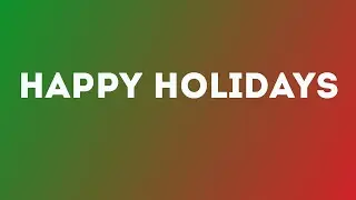 Happy Holidays | 2020