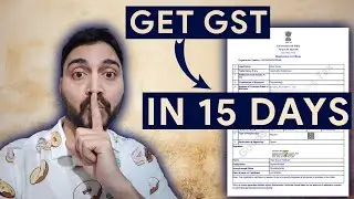 Get Your GST Number in 15 Days 2024: Quick & Easy Registration Guide#gst #gstregistration #ecommerce
