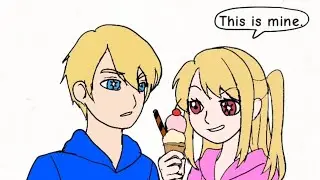 I Just Want Some Ice Cream Okay! [Oshi No Ko/ 推しの子 Fanimation] #aqua #ruby #shorts