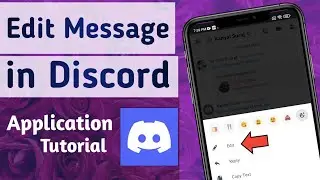How to Edit message after sending on Discord App