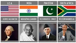 Father Of The Nation From Different Countries - PDC || George W || Mahatma Gandhi || Nelson Mandela