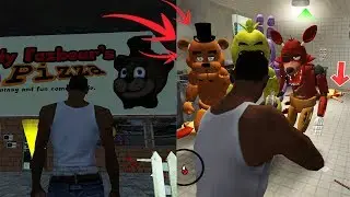 I found Freddy and Foxy FNAF in GTA San Andreas (five nights at freddy's in gta)