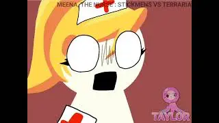 Meena playing football gone wrong (Meena, nurse, dryad) : Stickmens vs Terraria 