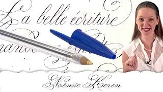 Did Bic KILL French handwriting? (+ ballpoint pen calligraphy demonstration)