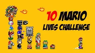 10 Mario Lives Challenge #2 | Nintendo WiiU Longplay