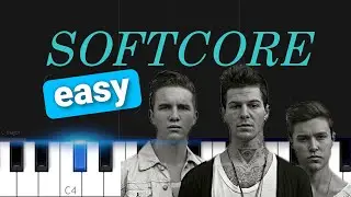 The Neighbourhood - Softcore  EASY PIANO TUTORIAL