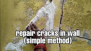 How to repair(fix) cracks in wall 2019 (simple method) |  Dr fixit crack paste