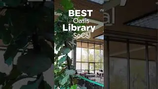 A stunning library with its own oasis! Weekend reading in SoCal Style
