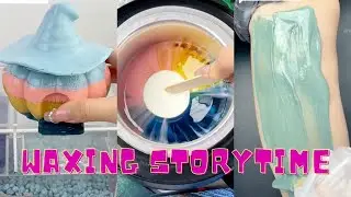 🌈✨ Satisfying Waxing Storytime ✨😲 