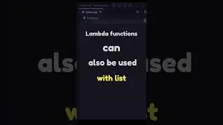 Python Lambda function?? 🤔 