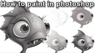 Painting in photoshop with values