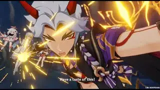 Itto Action Cutscene - End of the Line Quest | Genshin Impact