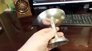 Чистка мельхиоровой креманки