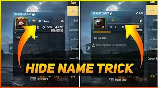 HOW TO HIDE NAME IN PUBG MOBILE LITE | PUBG LITE ME NAME HIDE KAISE KARE | OFFICIAL MAYANK GAMING