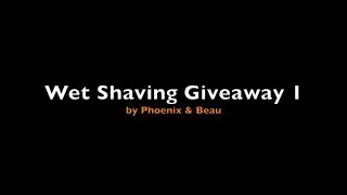 Wet Shaving Giveaway 1