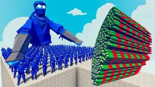 200x NINJA + 1x GIANT vs EVERY GOD - Totally Accurate Battle Simulator TABS