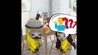 BANANA CAT 🍌🐱 BABY GETS LOST AND MEETS SANTA CLAUS 