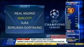 UEFA Champions League Draw 2012 2013