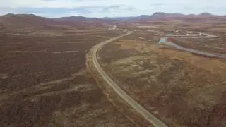 Drone over Tundra near Nome