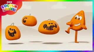 The Pumpkin Garden with Colourblock Orange 🎃 | Learn Colours | 