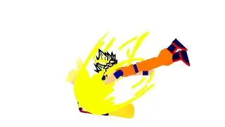 Short Stick animation - All might vs goku
