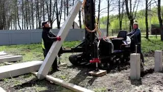 Железобетонные сваи: установка и характеристики