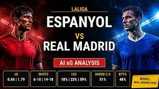 Espanyol vs Real Madrid | Prediction & xG Analysis