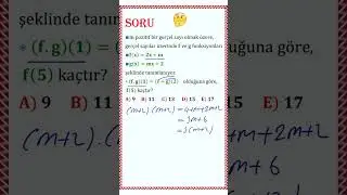 Fonksiyon 2023 YKS Çıkmış Sorunun Benzeri Bir Sorunun Çözümü 💥💥💥#shorts