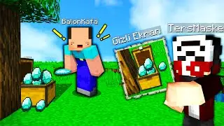 BALON KAFAYI GİZLİ EKRAN İLE TROLLEDİM ! - BalonCraft #19 - Minecraft