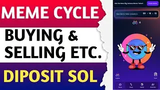 MEME CYCLE BUYING & SELLING!! PANTHAM WALLET!! SWAPING DIPOSIT SOLANA !! BUY SOL!! EVERYTHING INFO!!