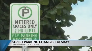 Uptown street parking charges start Tuesday