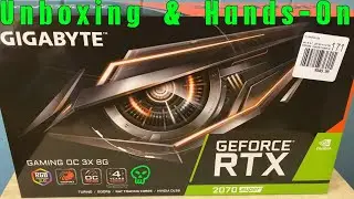 Gigabyte Rtx 2070 Super O/C Triple-Fan Unboxing & Hands-On