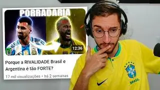 Porque a RIVALIDADE Brasil e Argentina é tão FORTE?