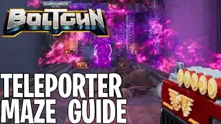 Warhammer 40k Boltgun | Teleporter Maze Solution